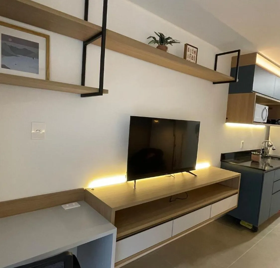 Charming Loft Studio Apartment In Poa Com Garden Porto Alegre